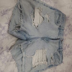 American Eagle Jean Shorts Size 10 Womens